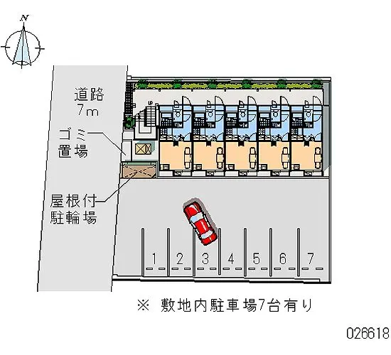 ★手数料０円★岡山市東区西大寺上　月極駐車場（LP）